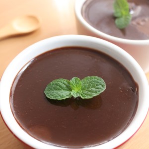 Chocolate Pot de Creme - individual heart shape