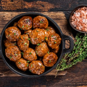 by the lb French Onion Meatballs